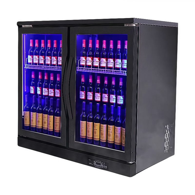 Wine Beer Dual Zone - Compacte luchtkoeling Mini-drankdisplay Vriezer Vorstvrij afsluitbare