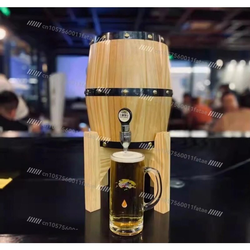 Wine Draft Beer - Bierrek 3L RVS binnenbak Tapbierfust Ambachtelijke