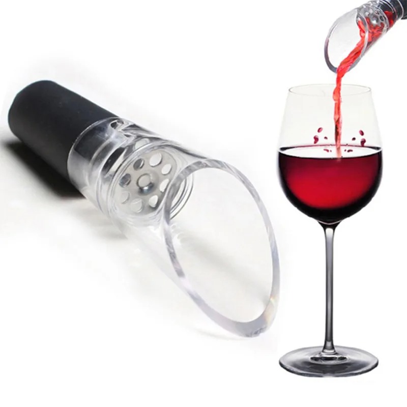 Wine Aerator Pour - Wijn Beluchter Acryl Fles Stopper Karaf