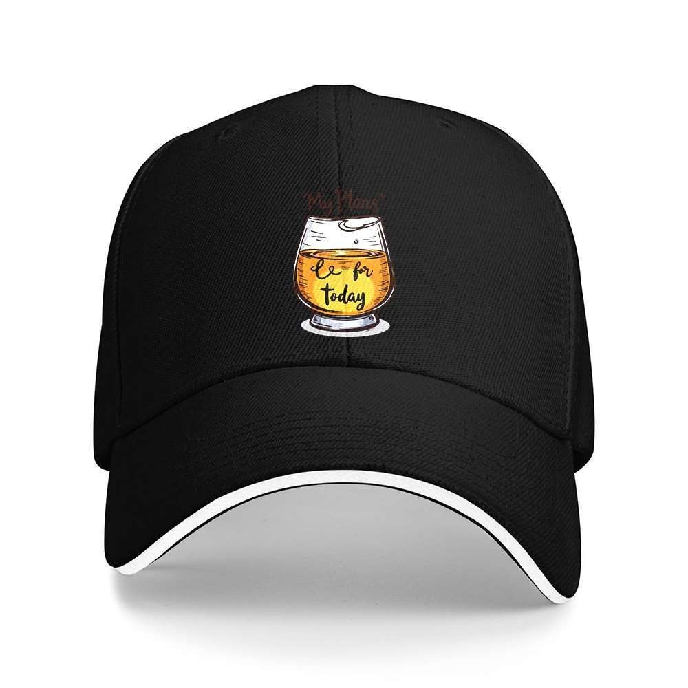 Wine Beer Hat - My Plans Bier-baseballpet, grappig drinkcitaat met