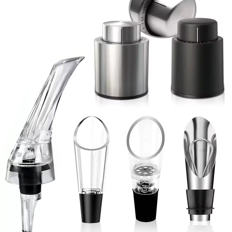 Wine Aerator Pour - Wijnbeluchter, 2026 Premium Wijnbeluchter met Wijnvacuümstopper