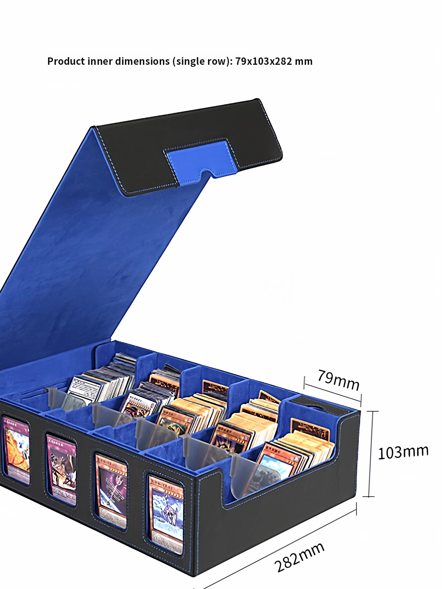Cocktail Shaker Set - Meerdelige PU-lederen TCG-kaart opbergdoos met venster,