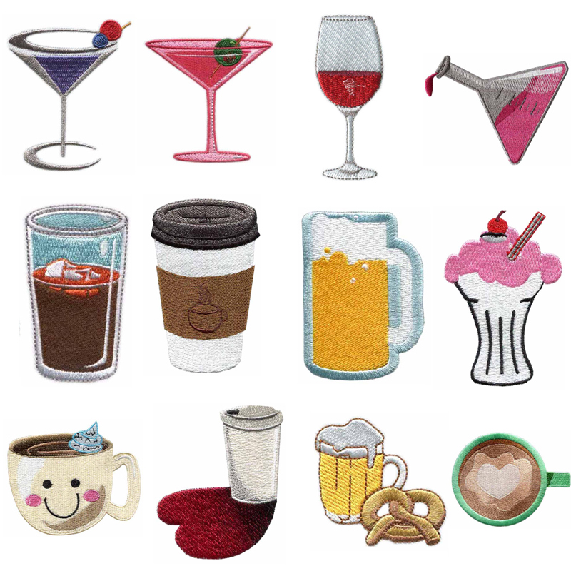 Opstrijkbare geborduurde patch - Wine Beer Hat recensie en prijs