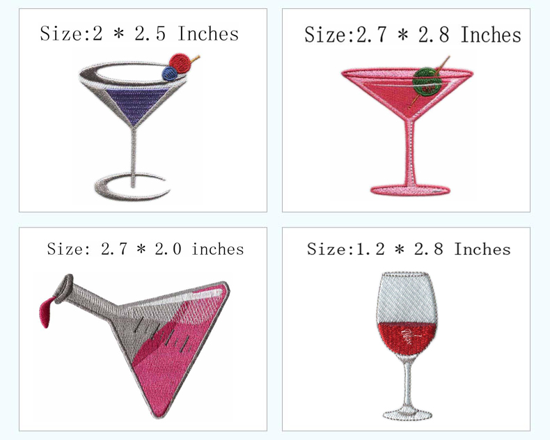 Opstrijkbare geborduurde patch - Wine Beer Hat recensie en prijs