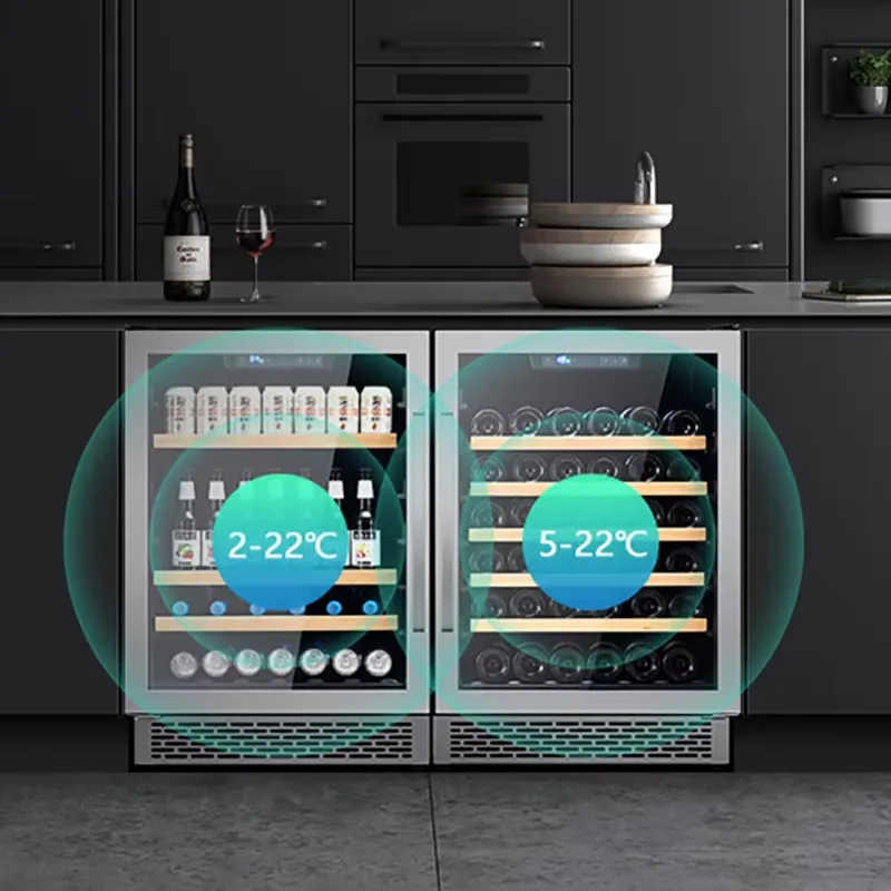 Wijnkoelkast met dubbele glaze - Wine Beer Dual Zone recensie en prijs