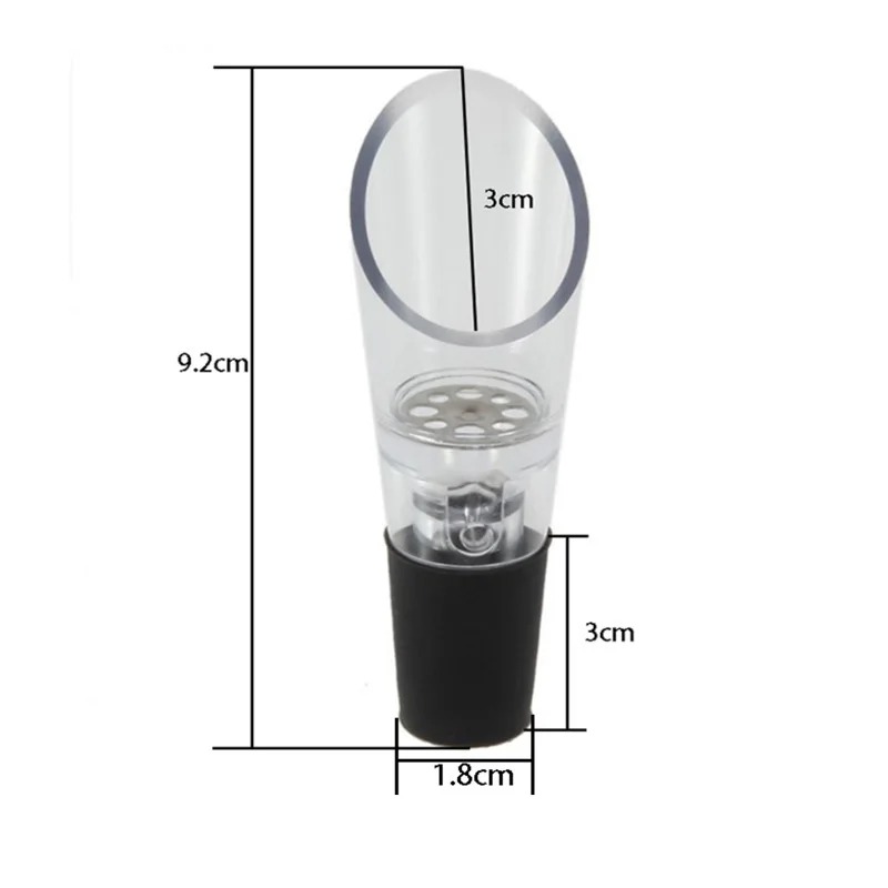 Wijn Beluchter Acryl Fles Stop - Wine Aerator Pour recensie en prijs