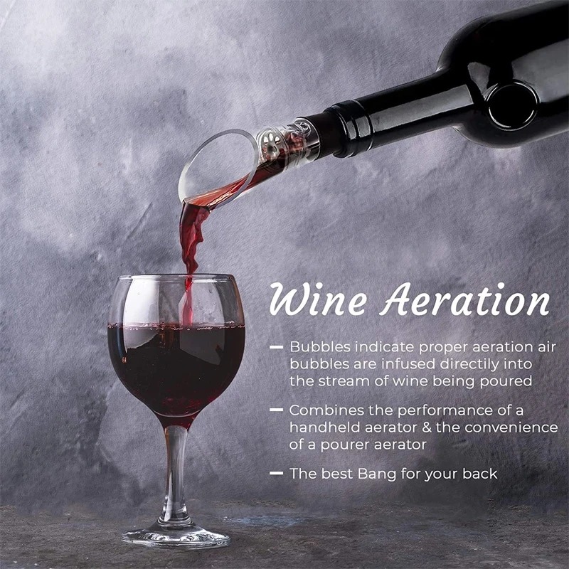 Wijn Beluchter Acryl Fles Stop - Wine Aerator Pour recensie en prijs