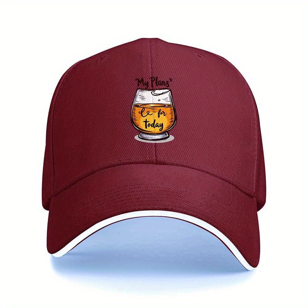 My Plans Bier-baseballpet, gra - Wine Beer Hat recensie en prijs