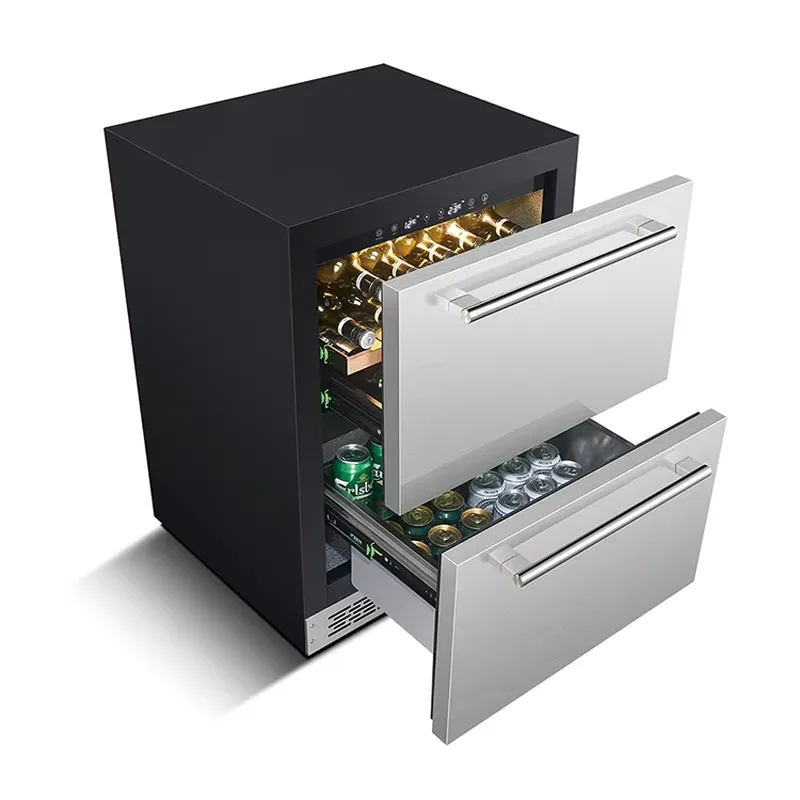 Zwarte en duurzame roestvrijst - Wine Beer Dual Zone recensie en prijs