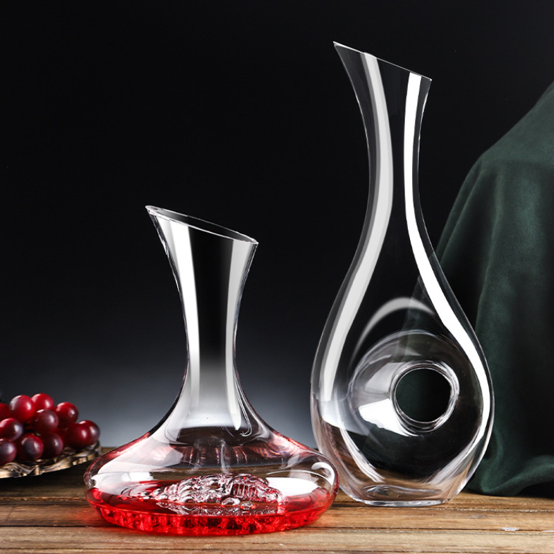 Luxe glazen wijnkaraf met deks - Wine Aerator Pour recensie en prijs