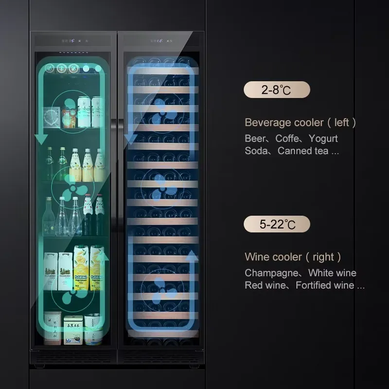 Inbouw drankenkoelkast dubbele - Wine Beer Dual Zone recensie en prijs
